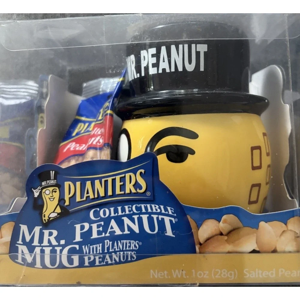 2007 Planters Mr Peanut Collectible Ceramic Mug Top Hat Original Box